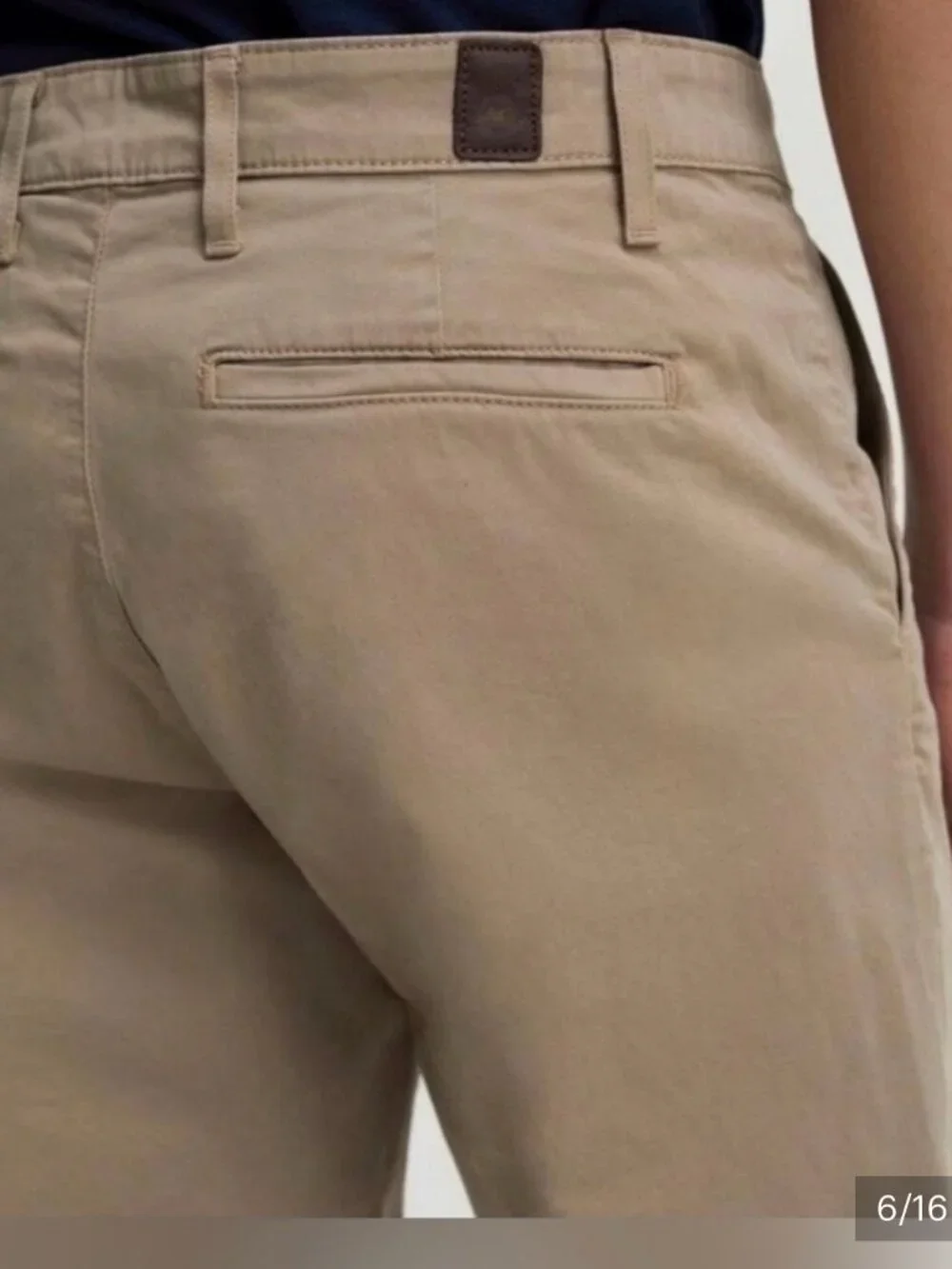AG Adriano Goldschmied Lux Khaki Tan Tailored Trouser Men's 34x34 Chino Pants
